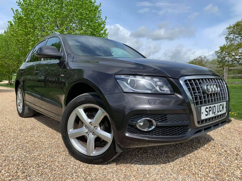 Used AUDI Q5 Q5 2.0 TDI S LINE 170 BHP S TRONIC, LAVA GREY BLACK LEATHER , 0.0, MPV