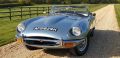 JAGUAR E-TYPE 4.2 E TYPE  CONVERTIBLE  GROUND UP  RESTORATION  METALLIC  BLUE  CREAM LEATHER  LAST  OWNER  HAS COVERED  10000  MILES SINCE  1974  WITH ALL  SUPPORTING EVIDENCE   - 1478 - 55