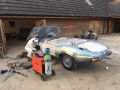 JAGUAR E-TYPE 4.2 E TYPE  CONVERTIBLE  GROUND UP  RESTORATION  METALLIC  BLUE  CREAM LEATHER  LAST  OWNER  HAS COVERED  10000  MILES SINCE  1974  WITH ALL  SUPPORTING EVIDENCE   - 1478 - 67