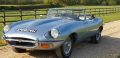 JAGUAR E-TYPE 4.2 E TYPE  CONVERTIBLE  GROUND UP  RESTORATION  METALLIC  BLUE  CREAM LEATHER  LAST  OWNER  HAS COVERED  10000  MILES SINCE  1974  WITH ALL  SUPPORTING EVIDENCE   - 1478 - 13