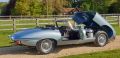 JAGUAR E-TYPE 4.2 E TYPE  CONVERTIBLE  GROUND UP  RESTORATION  METALLIC  BLUE  CREAM LEATHER  LAST  OWNER  HAS COVERED  10000  MILES SINCE  1974  WITH ALL  SUPPORTING EVIDENCE   - 1478 - 96